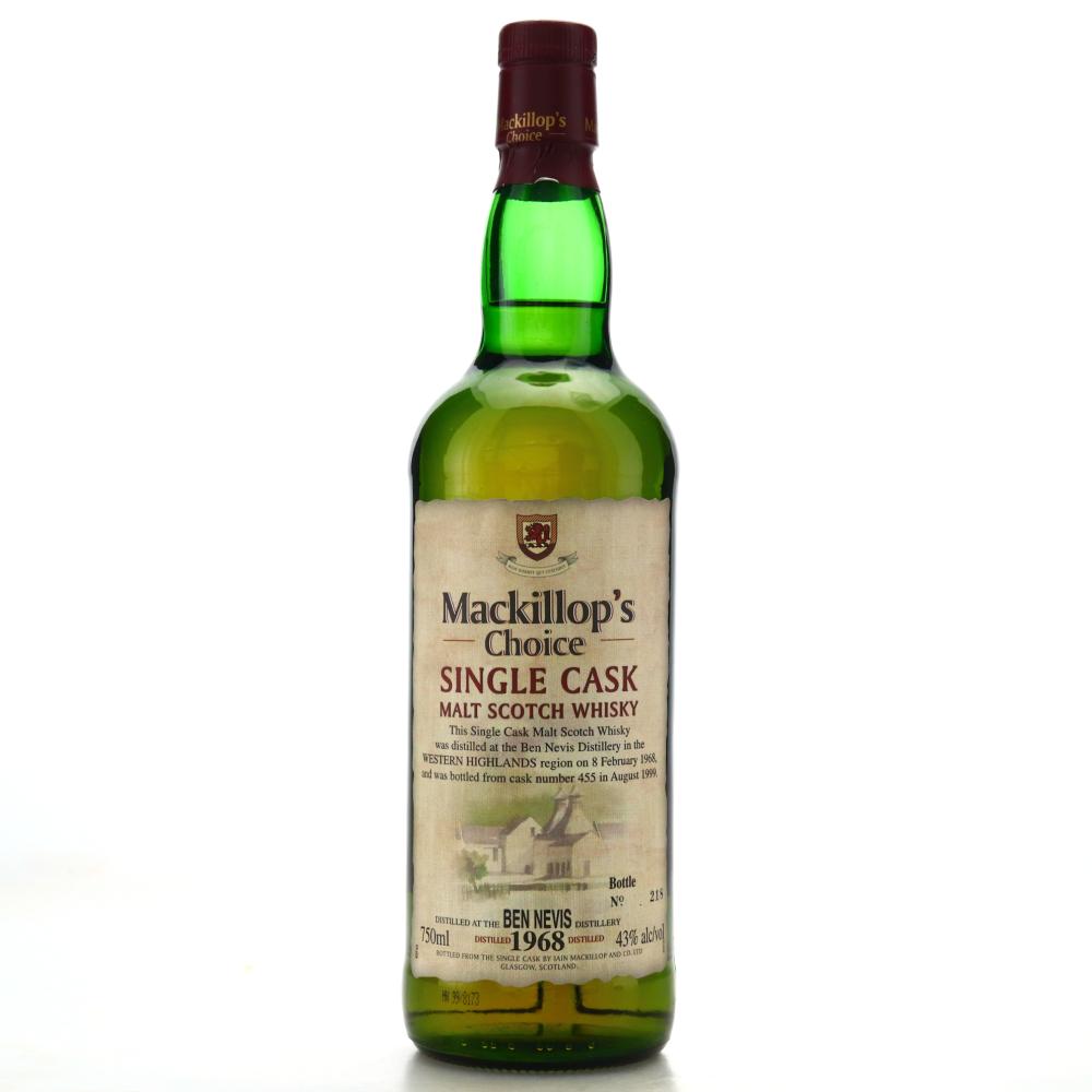 Ben Nevis 1968 Mackillop's Choice 75cl / US Import