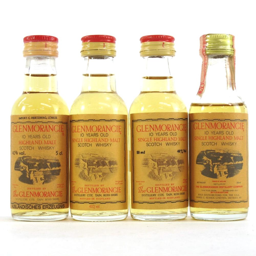 Glenmorangie 10 Year Old Miniature x 4