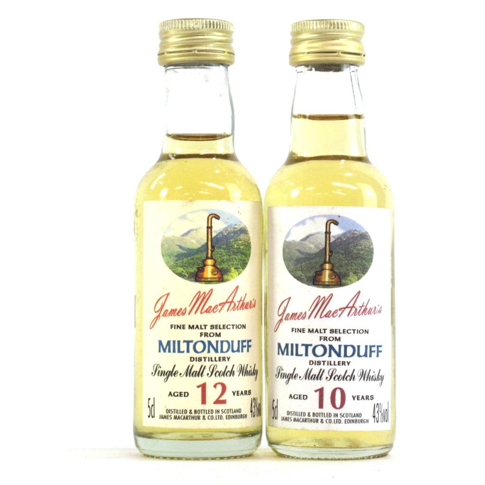 Miltonduff James MacArthur Miniature 2 x 5cl