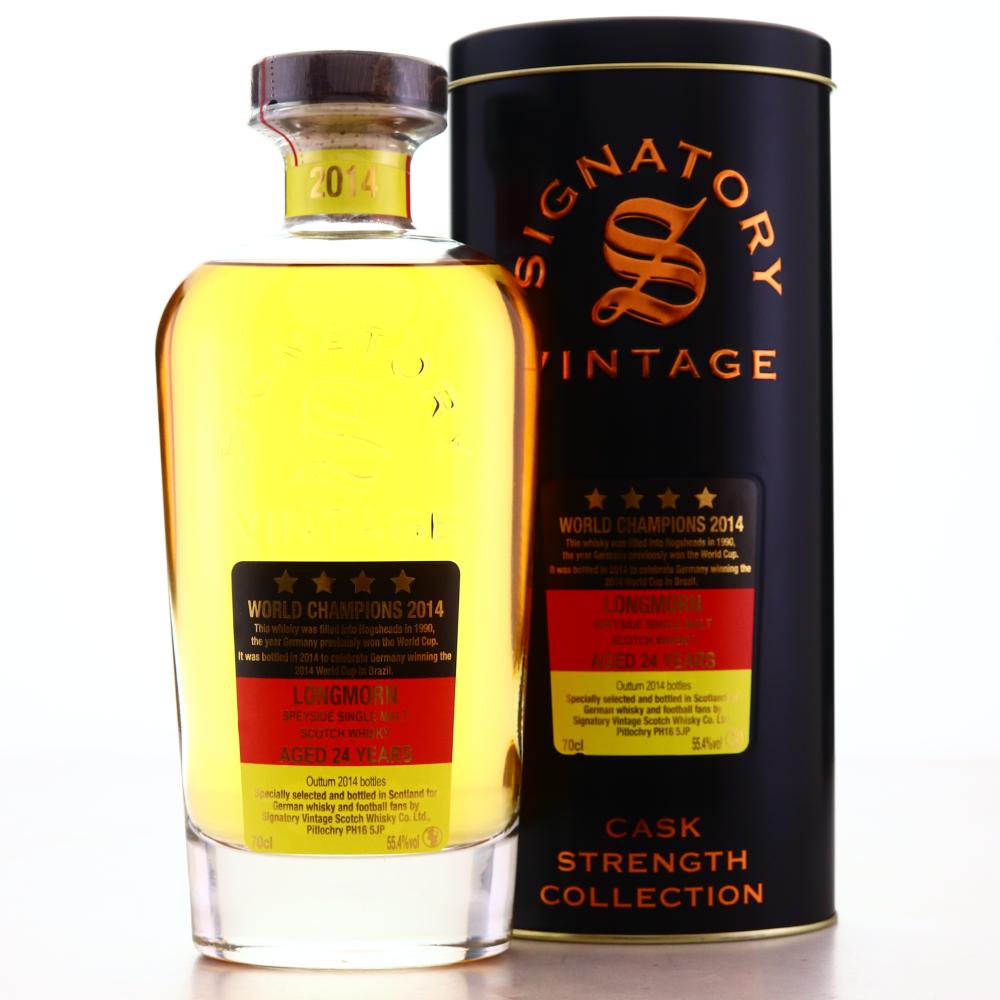 Longmorn 1990 Signatory Vintage 24 Year Old Cask Strength / World Cup 2014