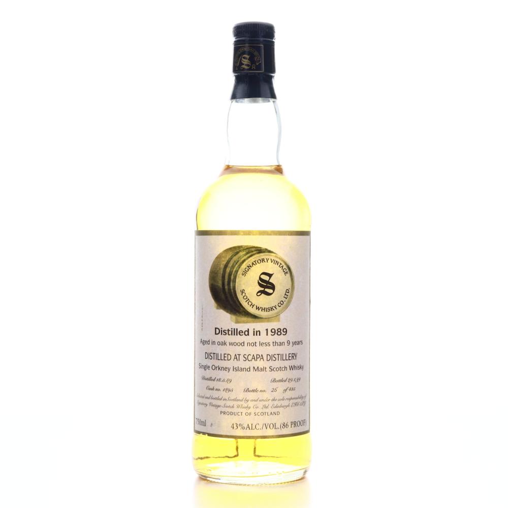 Scapa 1989 Signatory Vintage 9 Year Old 75cl / US Import