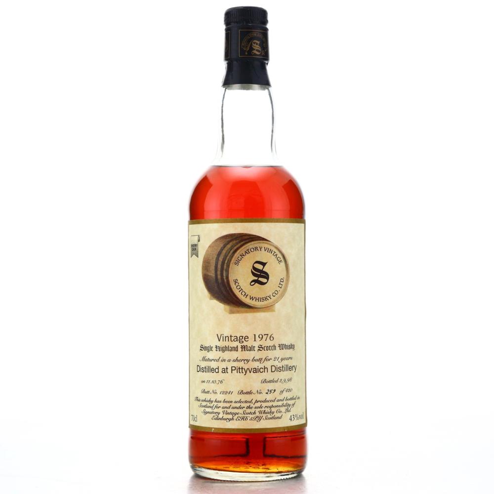 Pittyvaich 1976 Signatory Vintage 21 Year Old