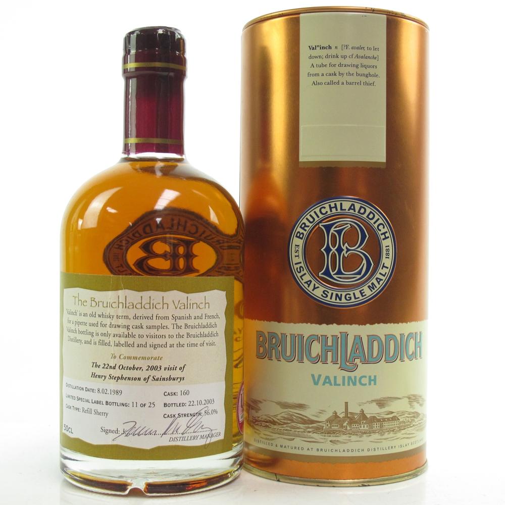 Bruichladdich 1989 Valinch 'Henry Stephenson of Sainsbury's' / 1 of 25