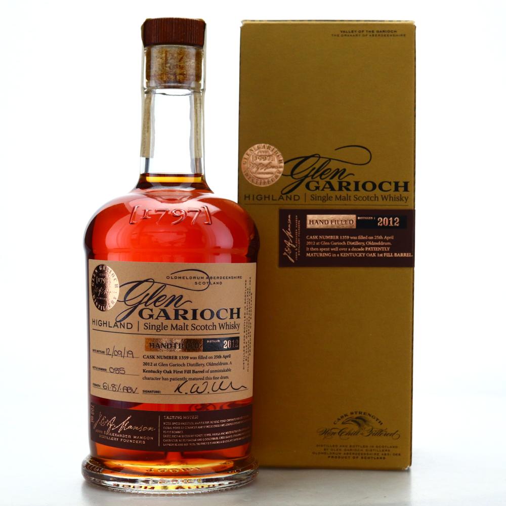 Glen Garioch 2012 Hand Filled 7 Year Old Cask #1359 / 1st Fill Kentucky Oak