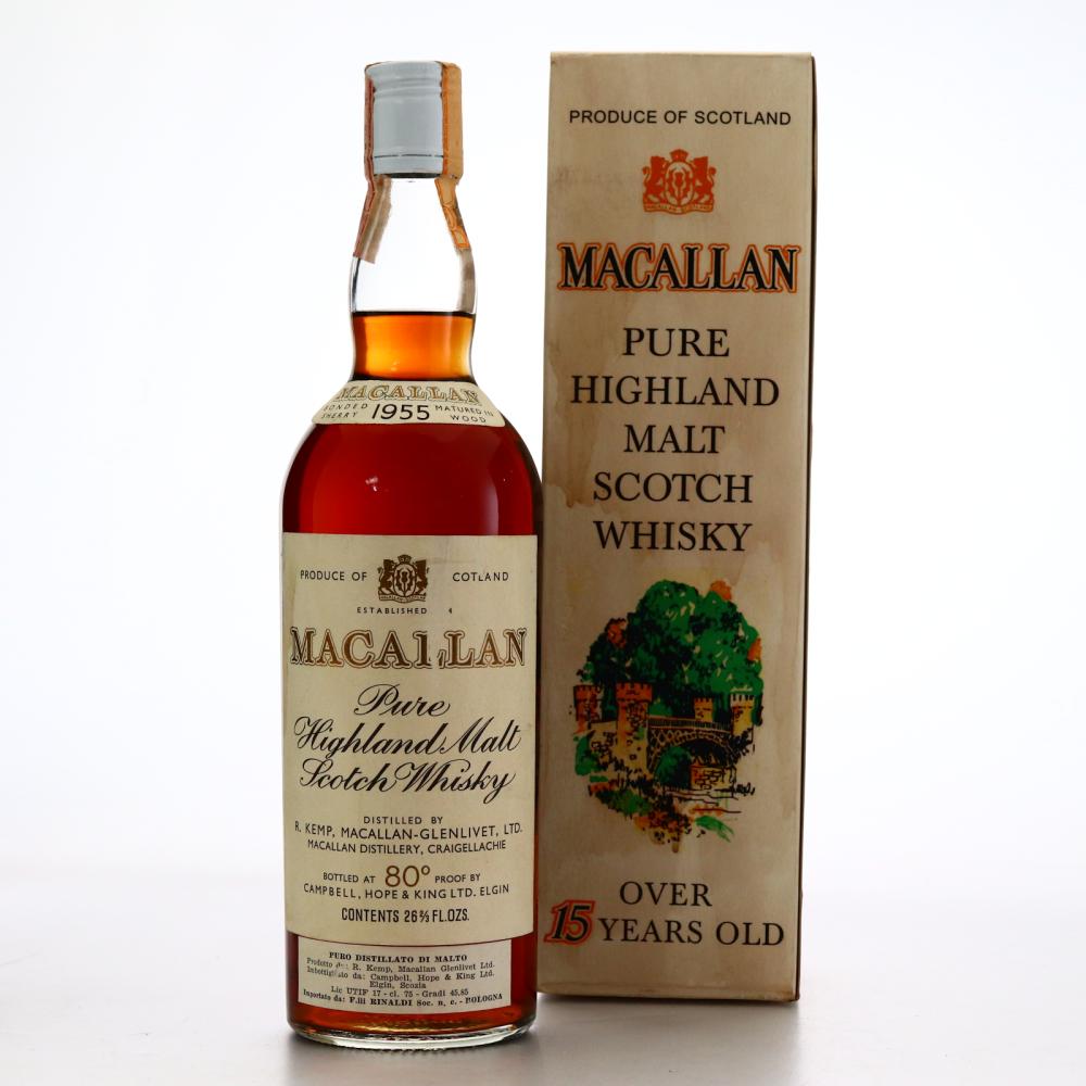 Macallan 1955 Campbell, Hope and King / Rinaldi Import