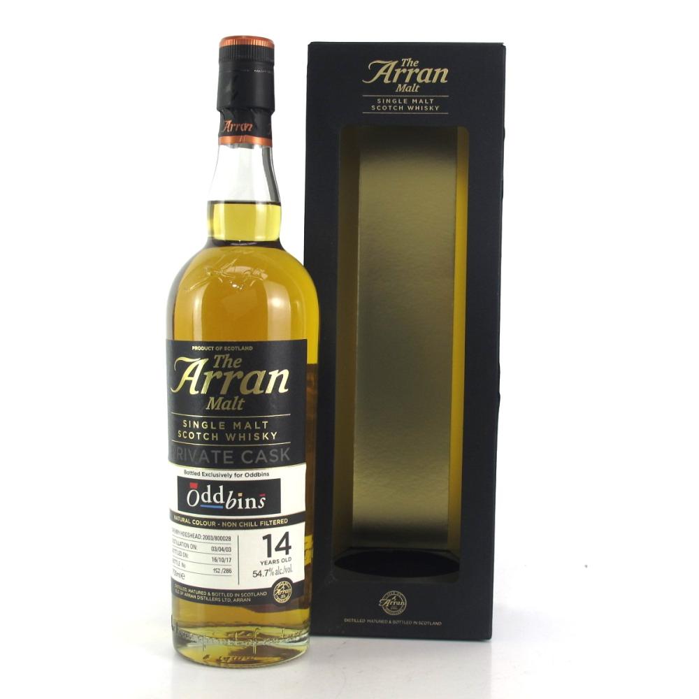 Arran 2003 Single Cask 14 Year Old / Oddbins Exclusive