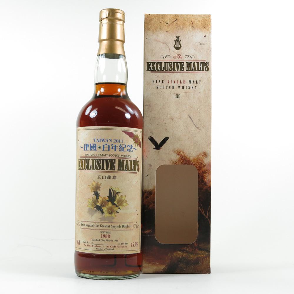 Arguably Speyside's Finest Whisky 1988 Exclusive Malts / Taiwan 2011