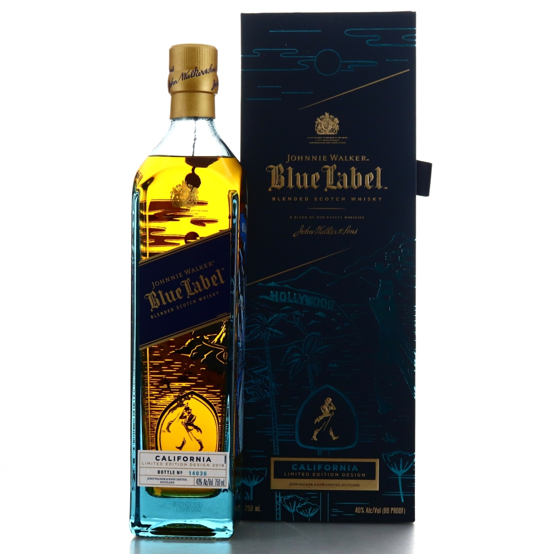 Johnnie Walker Blue Label California Limited Edition 75cl / US Exclusive
