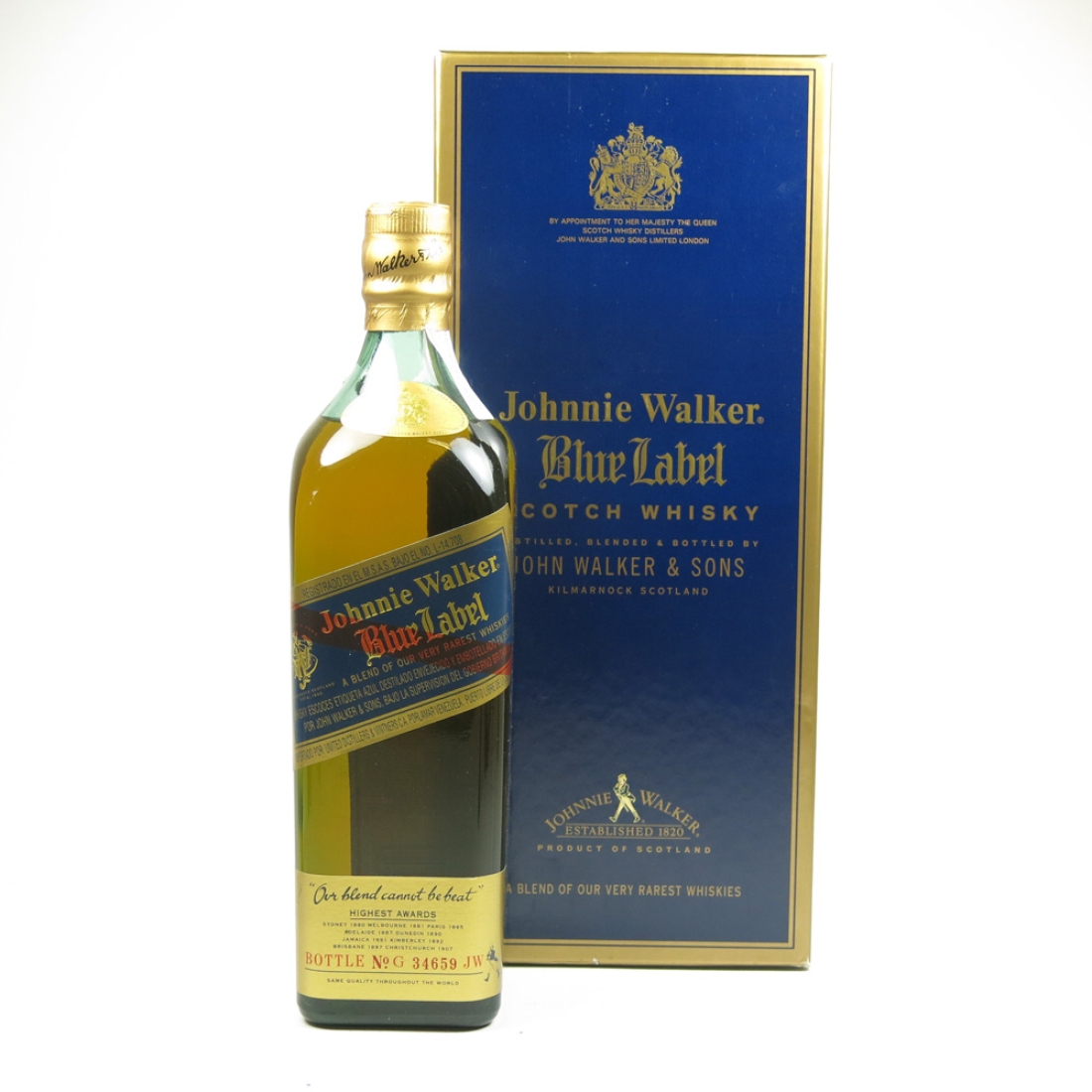 Johnnie Walker Blue Label / Argentinian Import