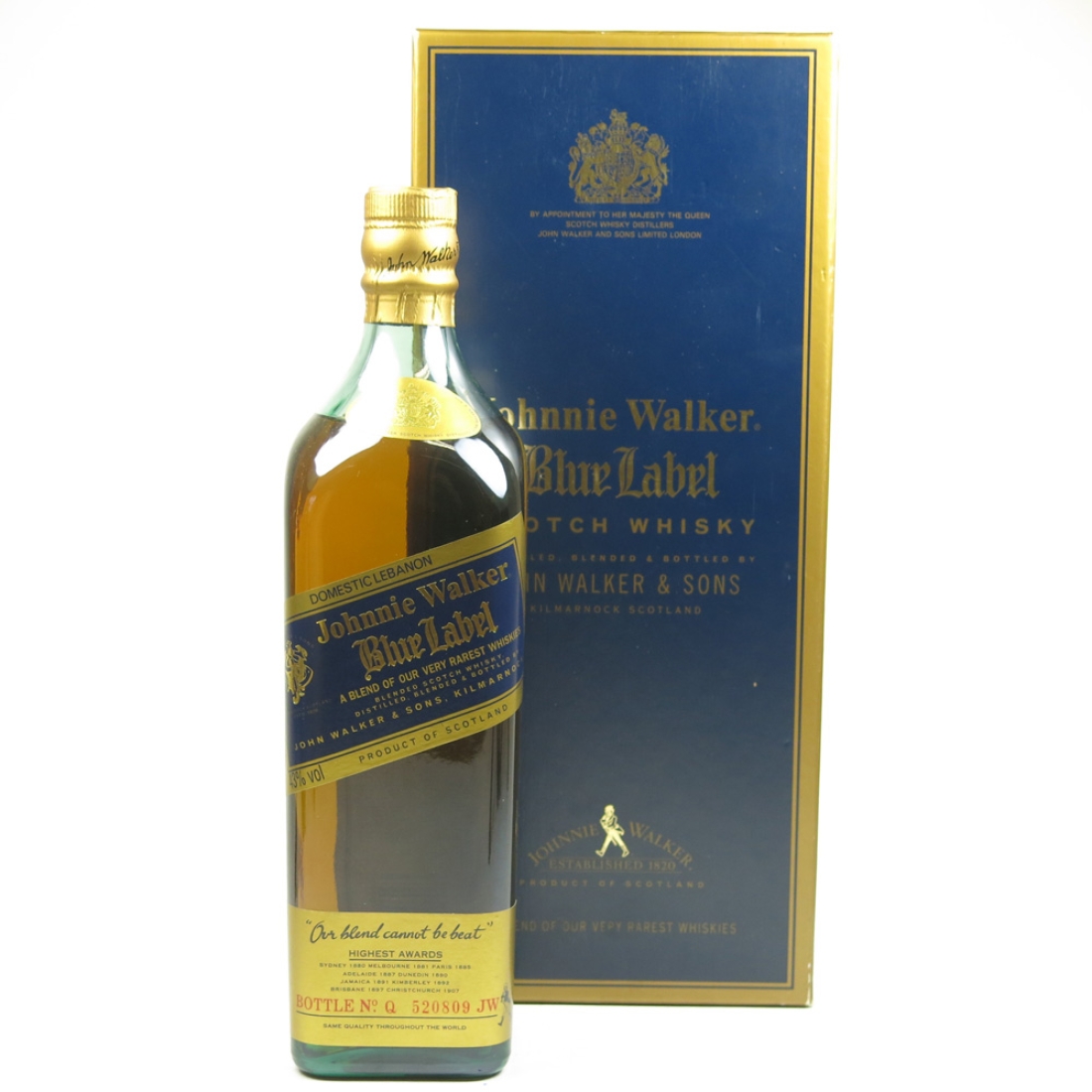 Johnnie Walker Blue Label / Lebanon Import