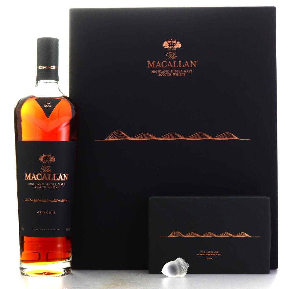 Macallan Genesis with Lalique Acorn Stopper