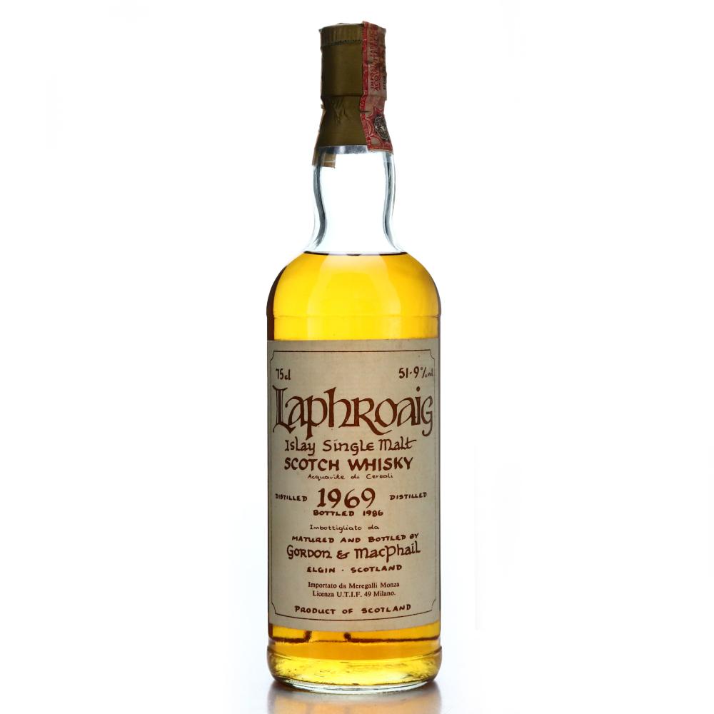 Laphroaig 1969 Gordon and MacPhail Cask Strength Celtic Label / Meregalli Import