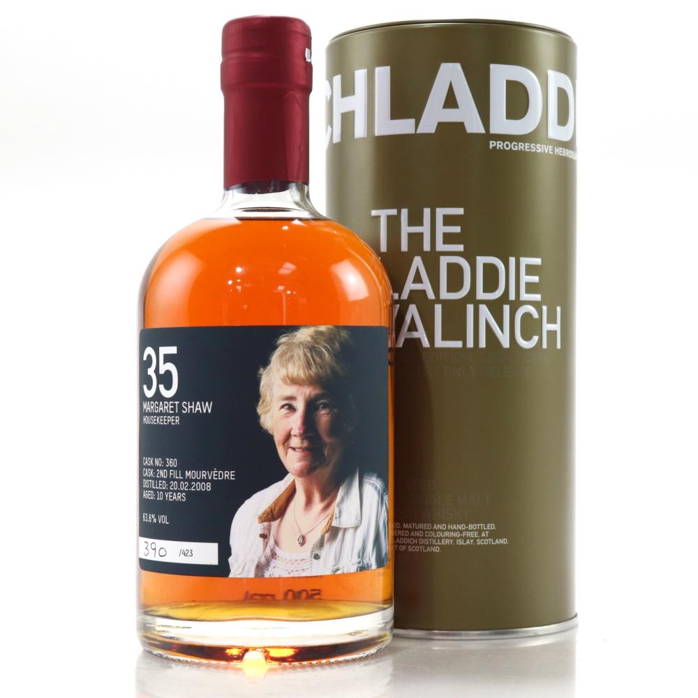 Bruichladdich 2008 Margaret Shaw Valinch 10 Year Old / Mourvedre Red Wine Cask