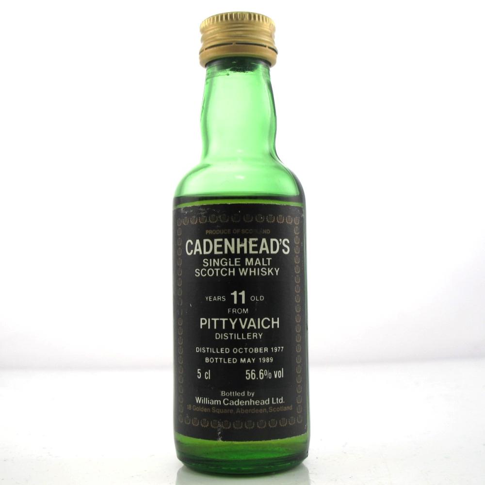 Pittyvaich 1977 Cadenhead's 11 Year Old Miniature 5cl