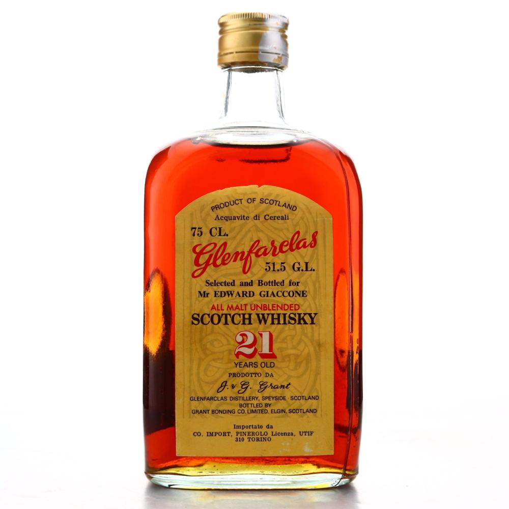 Glenfarclas 21 Year Old Cask Strength 1970s / Edward and Edward
