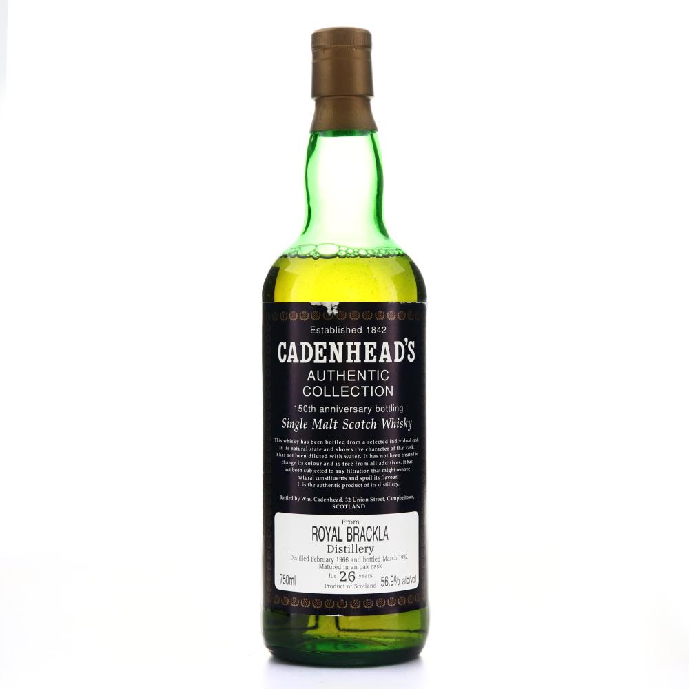 Royal Brackla 1966 Cadenhead's 26 Year Old / 150th Anniversary