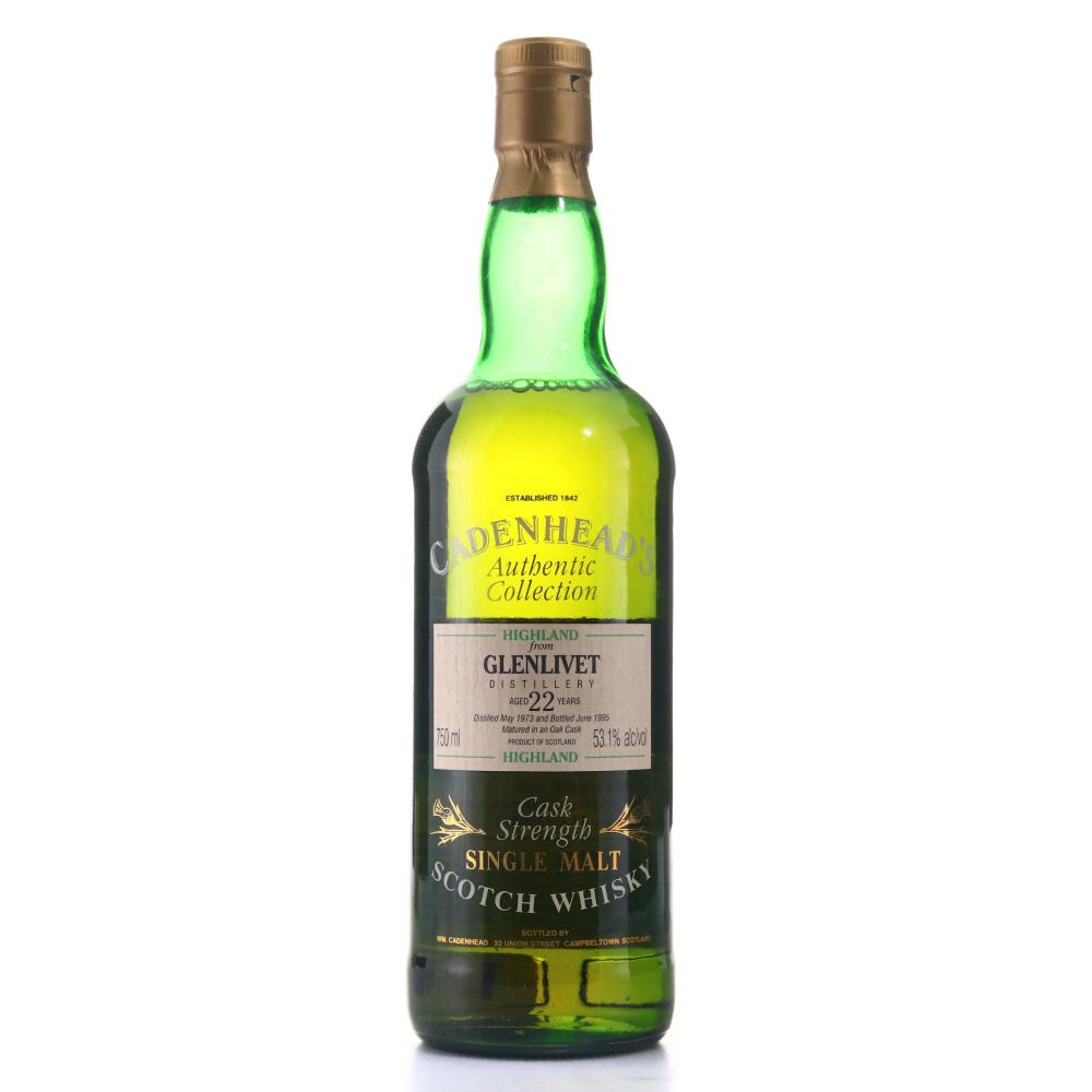 Glenlivet 1973 Cadenhead's 22 Year Old 75cl / US Import