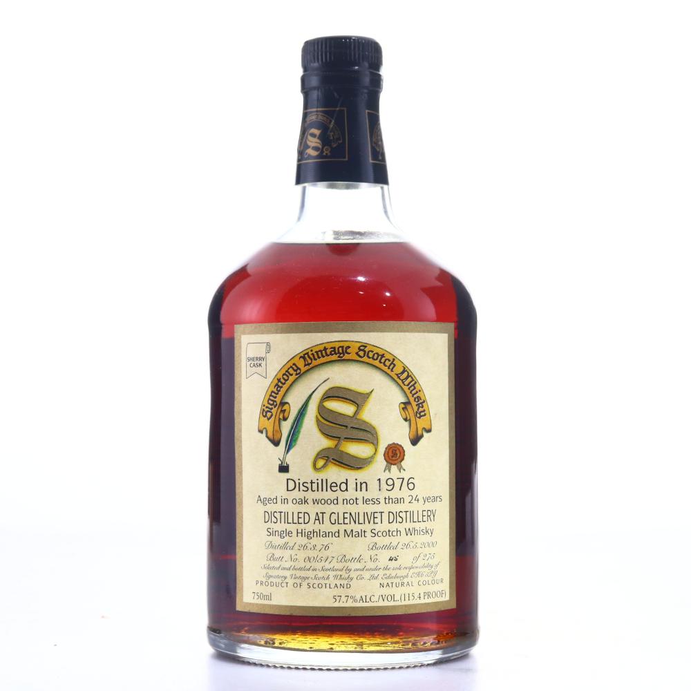 Glenlivet 1976 Signatory Vintage 24 Year Old 75cl / US Import