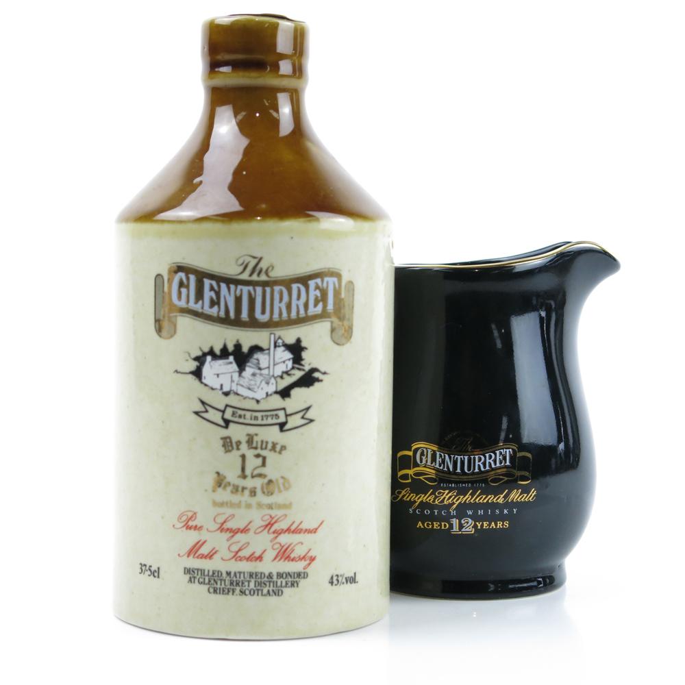 Glenturret 12 Year Old 37.5cl Flagon Circa 1980s / Including Water Jug