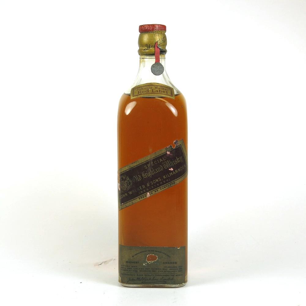Johnnie Walker Red Label 1930s / Dummy Bottle 