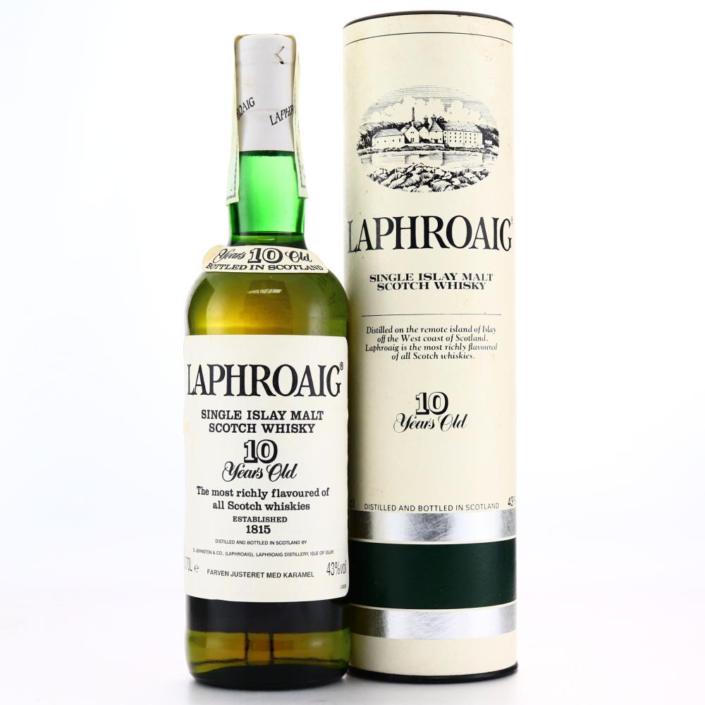 Laphroaig 10 Year Old pre-Royal Warrant 75cl / Vinalda Import