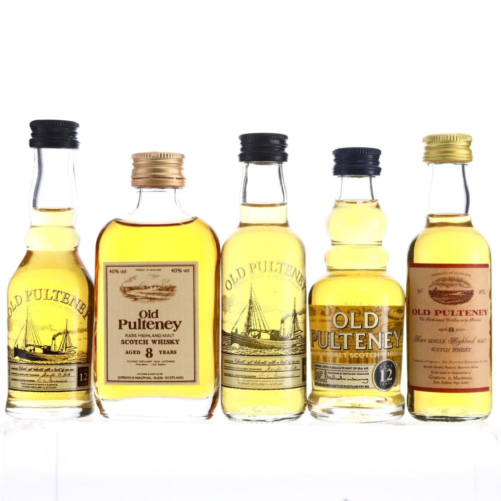 Old Pulteney Miniatures x 5