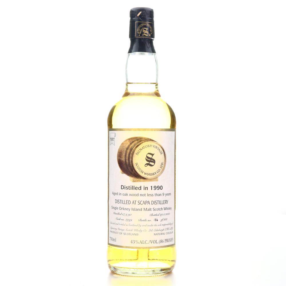 Scapa 1990 Signatory Vintage 9 Year Old 75cl / US Import