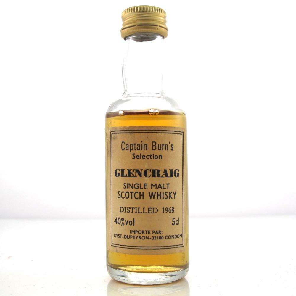 Glencraig 1968 Captain Burn's Selection Miniature 5cl