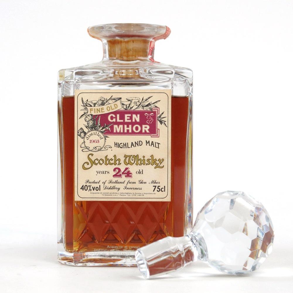 Glen Mhor 1963 Crystal Decanter 24 Year Old