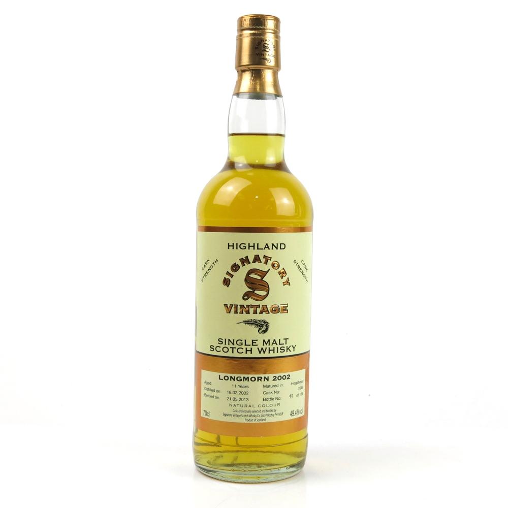 Longmorn 2002 Signatory Vintage 11 Year Old