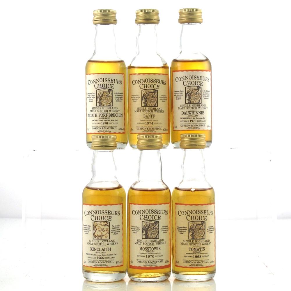 Gordon and MacPhail Miniature Selection x 6 / including Kinclaith 1966