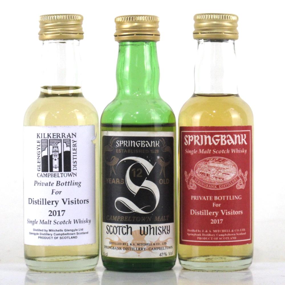 Campbeltown Miniature Selection 3 x 5cl / Including Springbank 1970s