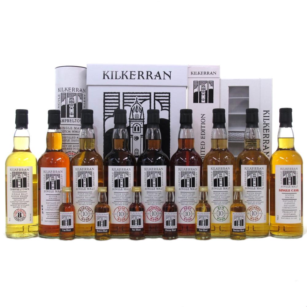 Kilkerran Selection 9 x 70cl / including 10th Anniversary Set & Miniatures 6 x 5cl