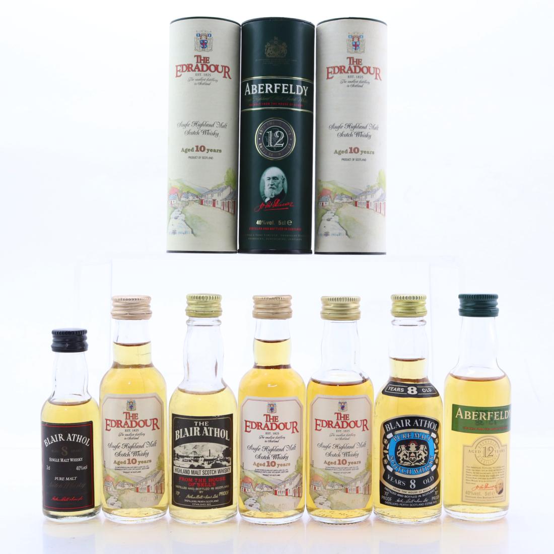 Perthshire Single Malt Miniature Selection x 7
