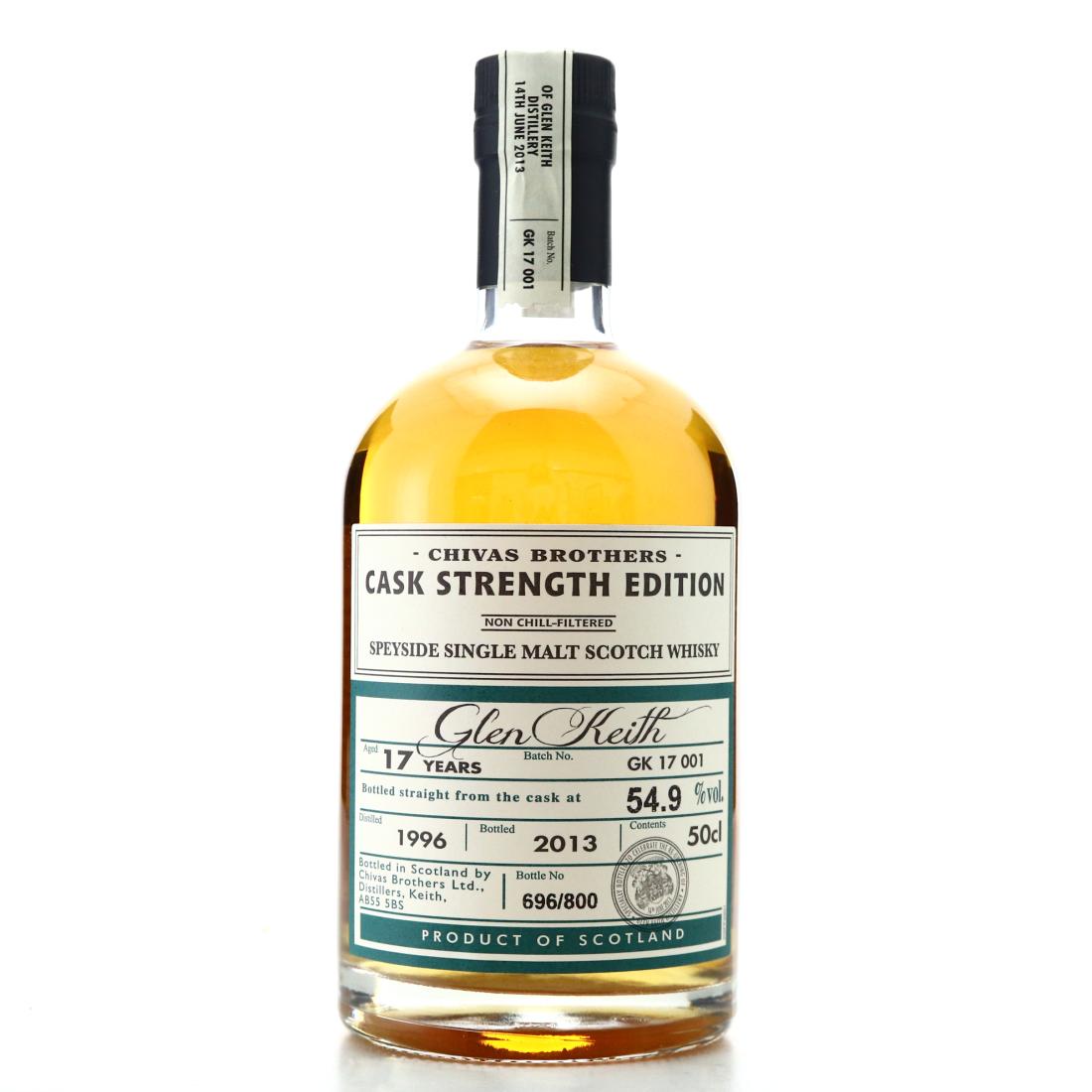 Glen Keith 1997 Signatory Vintage 23 Year Old Cask Strength Whisky