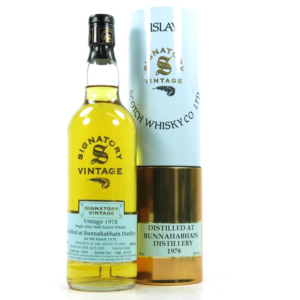 Bunnahbhain 1978 Signatory Vintage 23 Year Old