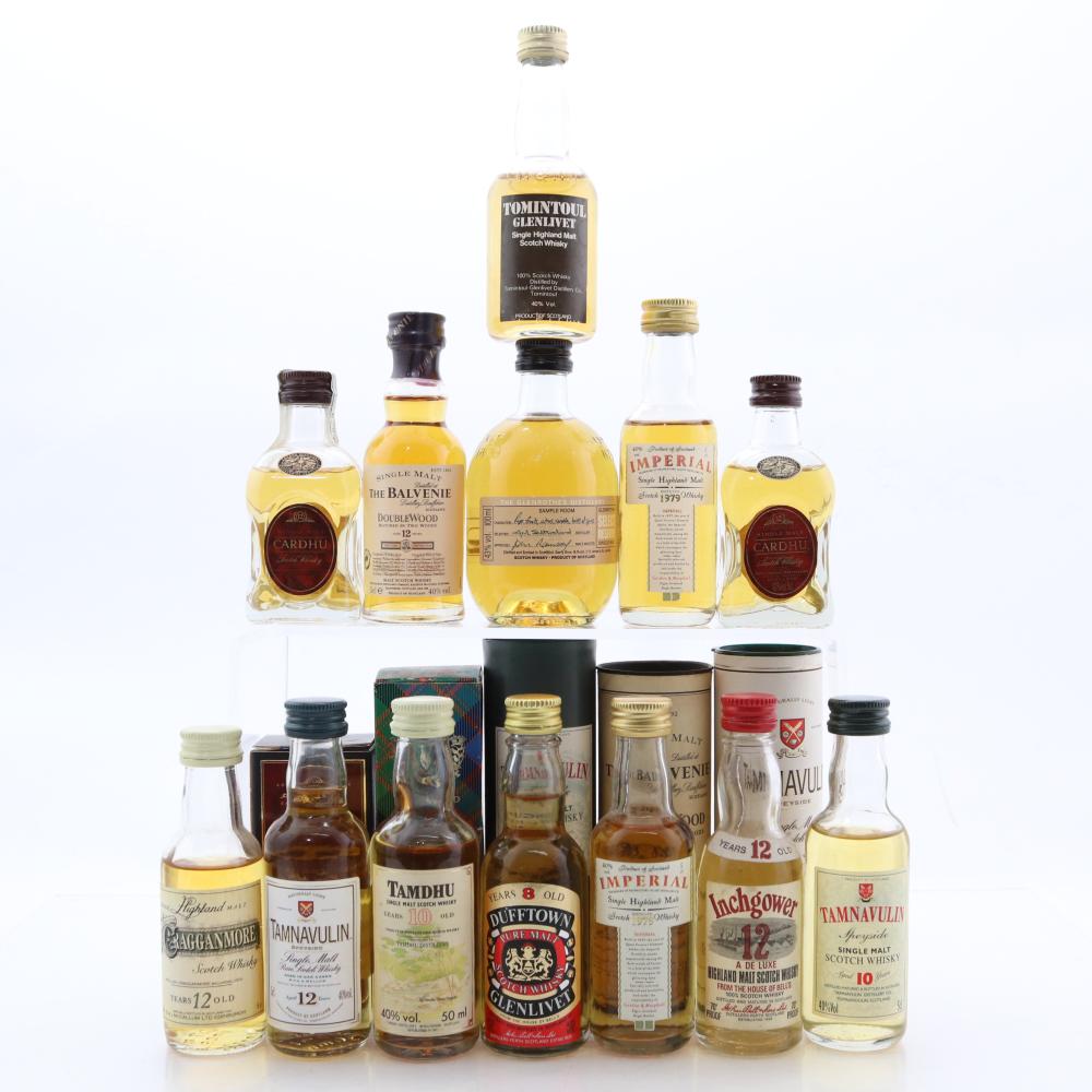 Speyside Miniature Selection x 13 / including Imperial 1979