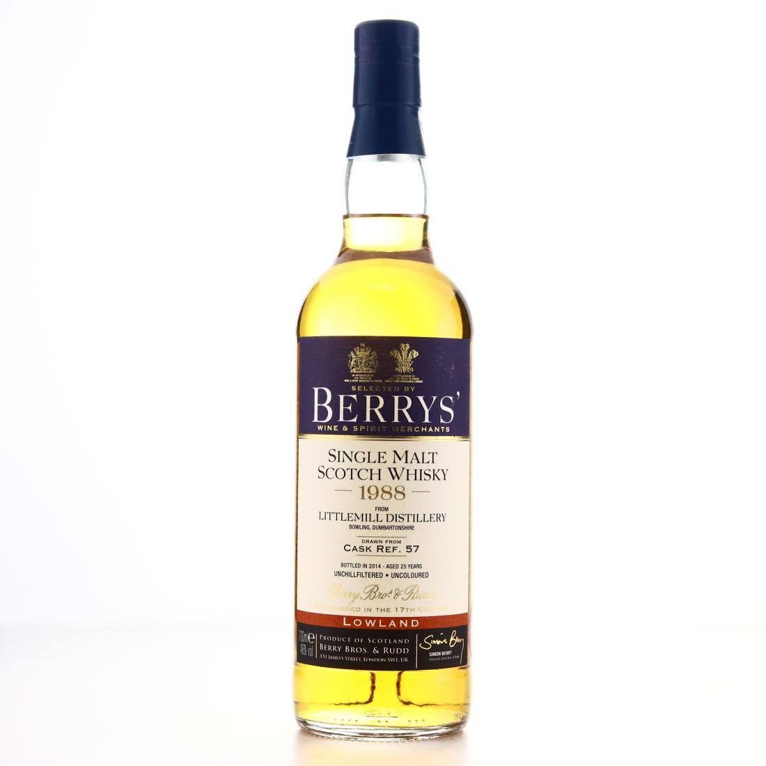 Littlemill 1988 Berry Brothers and Rudd 25 Year Old