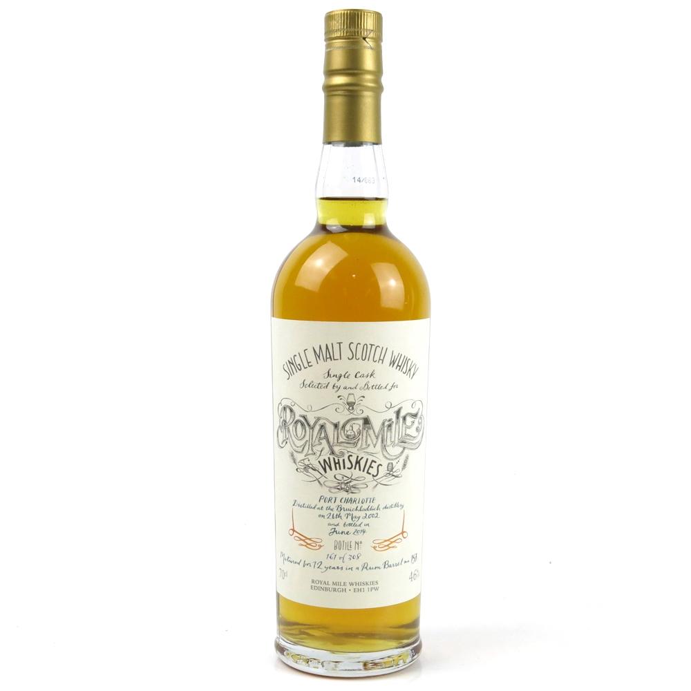 Port Charlotte Royal Mile Whiskies 12 Year Old Rum Cask