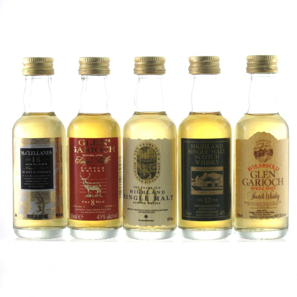 Glen Garioch Miniature Selection x 5