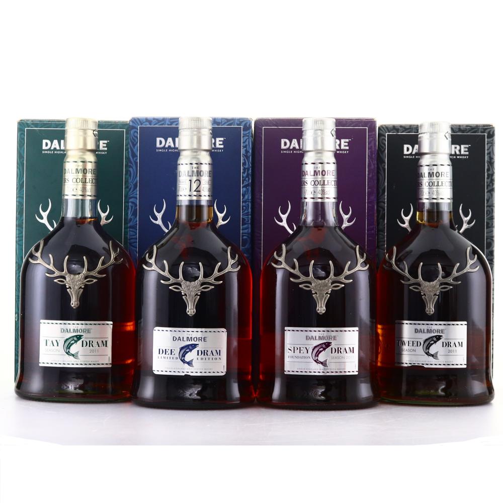 Dalmore Rivers Selection 4 x 70cl / includes Dee Dram 2010