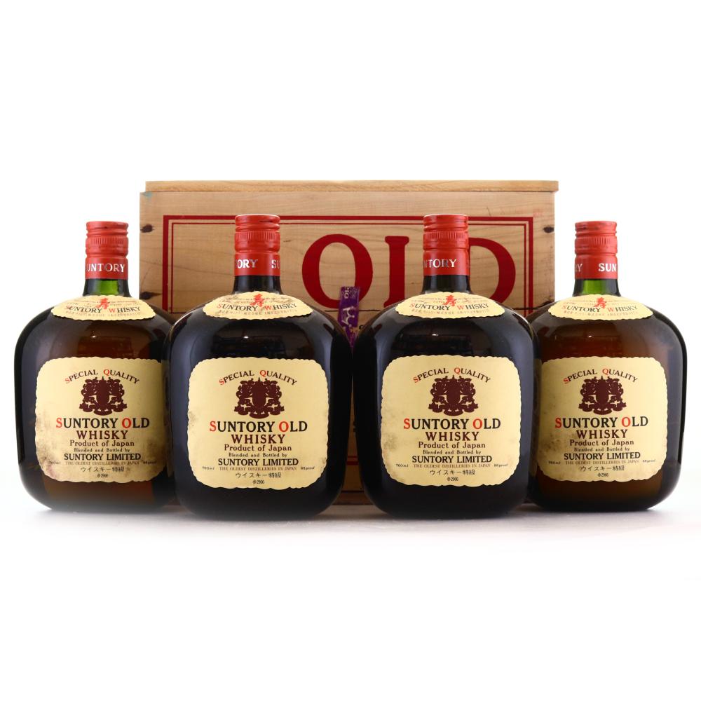 Yamazaki Suntory Old Whisky 1970s 4 x 76cl / Case