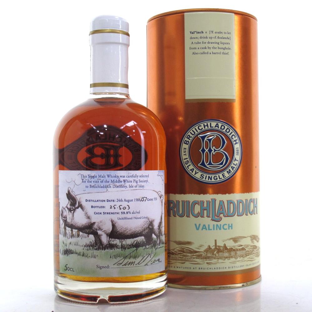 Bruichladdich 1988 Valinch / Middle White Pig Society