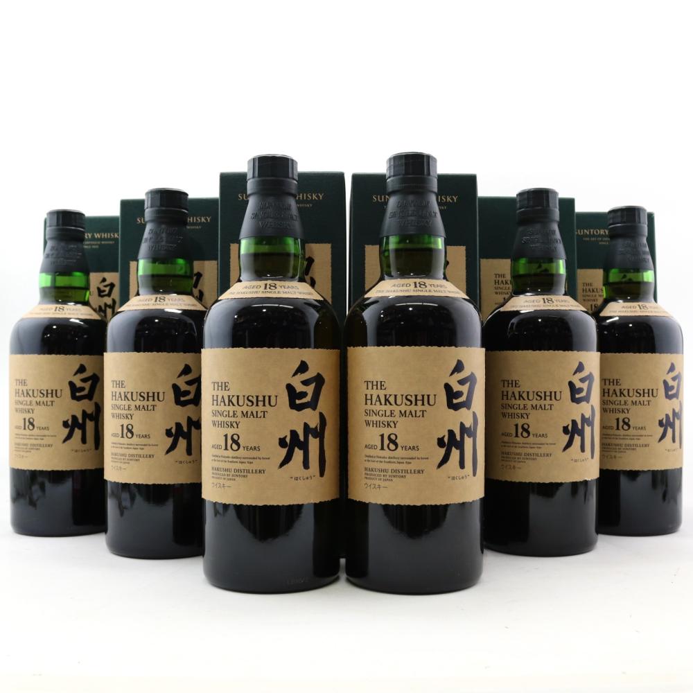 Hakushu 18 Year Old 6 x 70cl