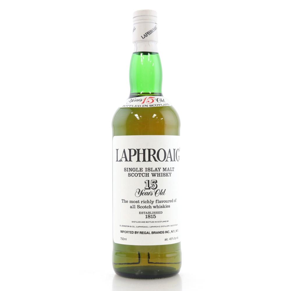 Laphroaig 15 Year Old 1980s / Regal Brands Import, US