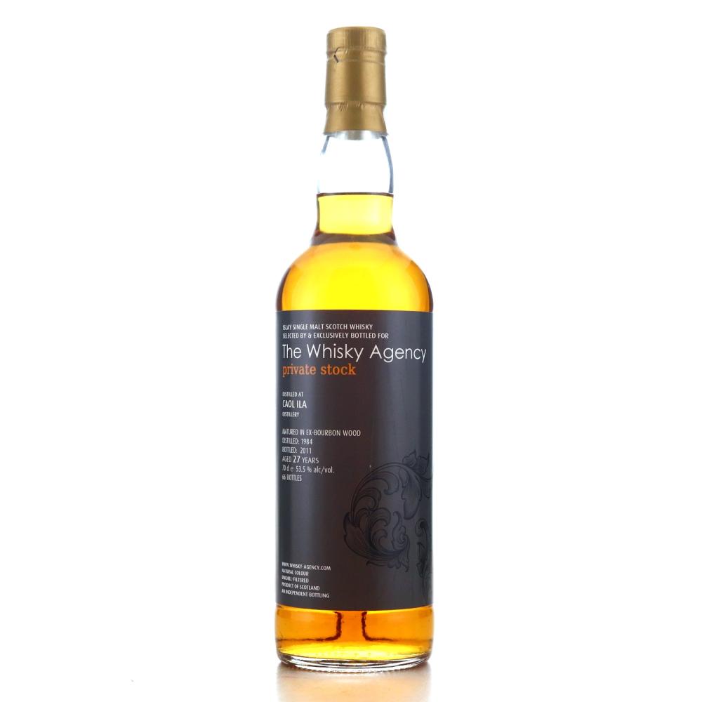 Caol Ila 1984 Whisky Agency 27 Year Old Private Stock