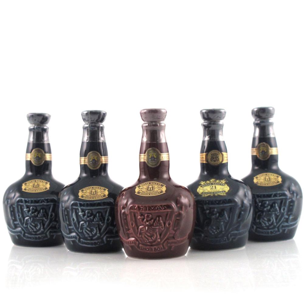 Chivas Regal 21 Year Old Royal Salute Miniature Selection 5 x 5cl
