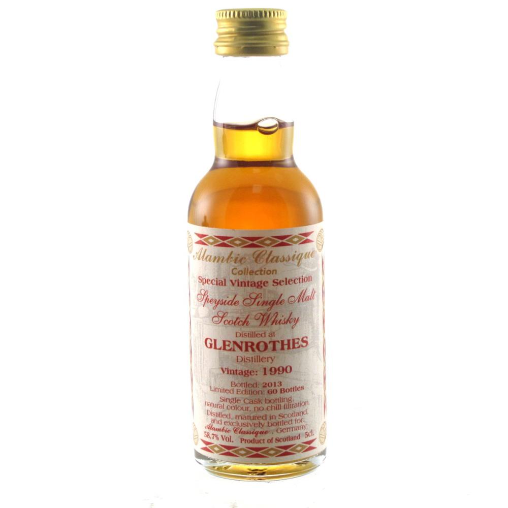 Glenrothes 1990 Alambic Classique Miniature 5cl