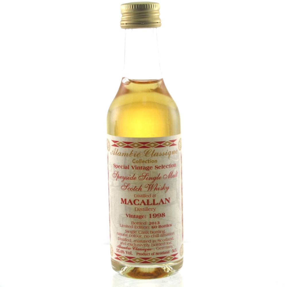 Macallan 1998 Alambic Classique Miniature 5cl