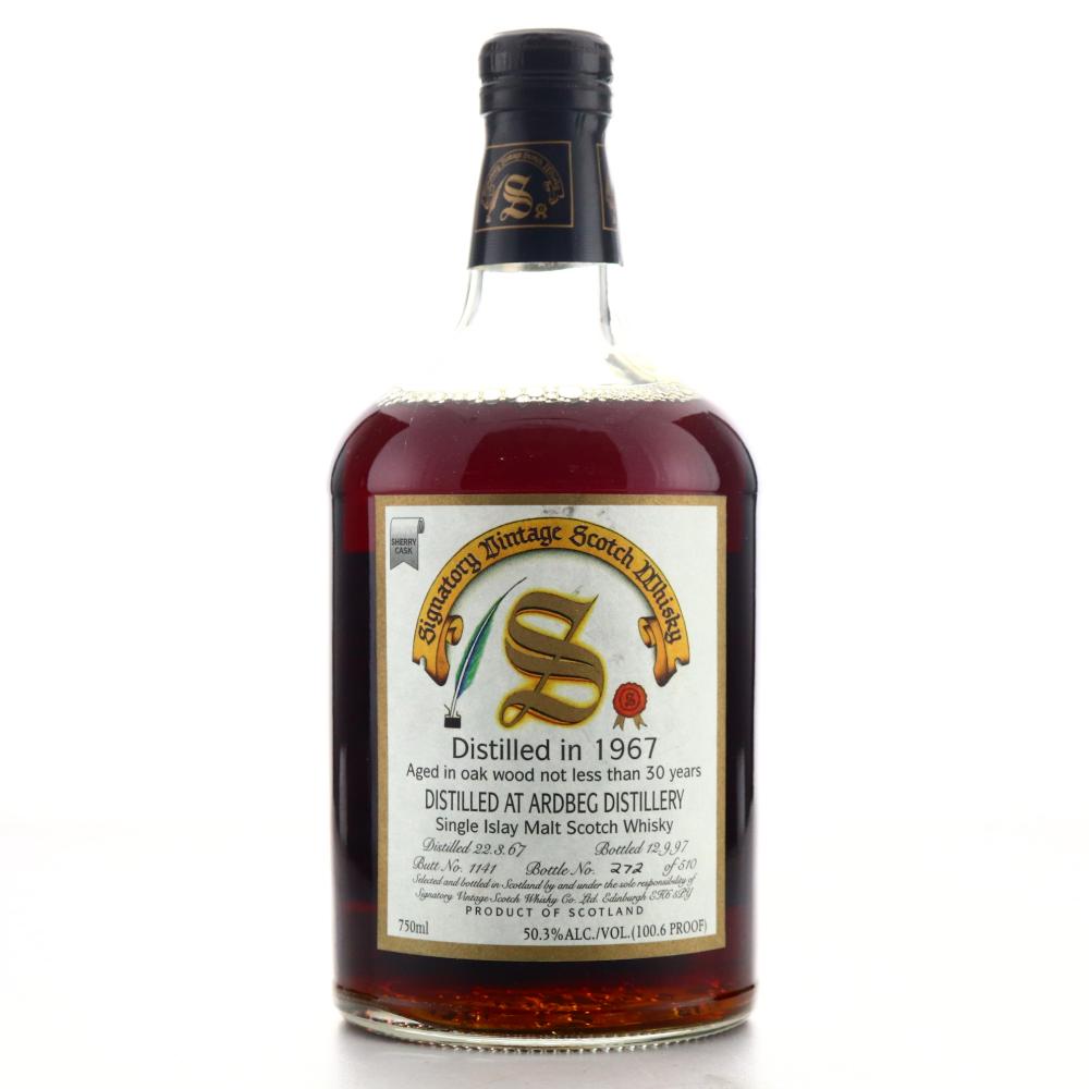 Ardbeg 1967 Signatory Vintage 30 Year Old 75cl / Sherry Butt #1141 - US Import